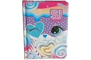 PELLECCHIA 1969 I Diario Grande Agenda Scuola realizzato per SJ GANG ANIMALI GIRL NON DATATO 10 Mesi 20x15 cm (Gattino Glicine)