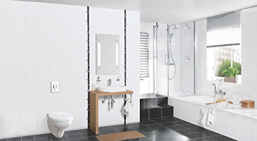 GROHE Skate Air Betätigungsplatte mit 2-Mengen- und Start-Stopp-Funktion für pneumatische Betätigung , senkrecht , chrom 38505000 - 5