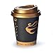 Produktbild Coffee to go Becher 200 x 0,2l Golden Cups Pappbecher mit Deckel gold