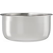 Sicheer Reserveinzetstuk van roestvrij staal voor binnenpot, compatibel met Ninja Foodi, 6,5 liter