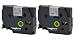 Produktbild Kompatibel Label Tape Kassette tze-241/TZ241 schwarz auf weiß 18 mm x 8 m für Brother P-Touch 2 Pack