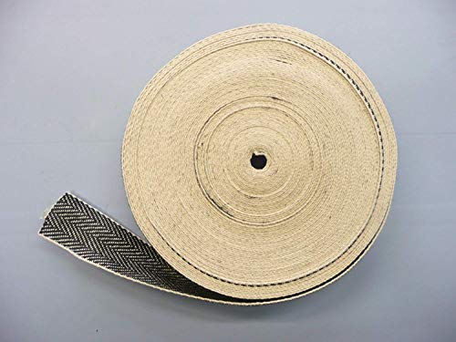 33 Metre Roll English Black & White Webbing