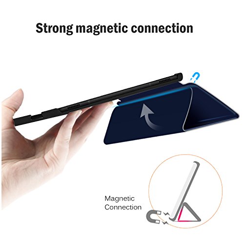 Samsung Galaxy Tab S3 9.7 Hülle iBetter Galaxy Tab S3 9.7 Slim-Fit Smart Case Hülle Schutzhülle Tasche mit Leichte Ständer für Samsung Galaxy Tab S3 9.7 SM-T820 / T825 2017 Modell-Blau - 5