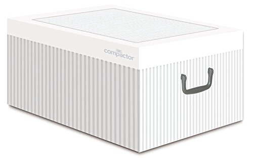 Compactor Anton Aufbewahrungsbox, Karton, weiß, 50 x 40 x 25 cm