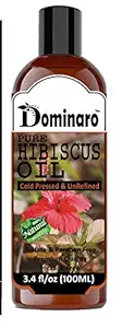 Dominaro Premium Hibiscus oil - Cold Pressed & Unrefined Oil 100 ML Hair Oil (100 ml)