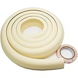 AKORD® 2 METRE SAFETY EDGE PROTECTION FOR CHILD/BABY/KID/TODDLER - COVER FURNITURE CORNERS/EDGES - BABY PROOFING (Cream)
