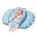 Clevamama ClevaCushion 10-in-1 Nursing Pillow (Blue)