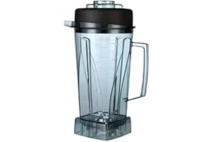 GFSEWURA Mixerbecher, Mit Klingendeckel An Der Unterseite, Kompatibel For TWK TM-800 767 JTC-767 800 Omniblend, Mixer-Entsafter-Behälter-Tank-Ersatz