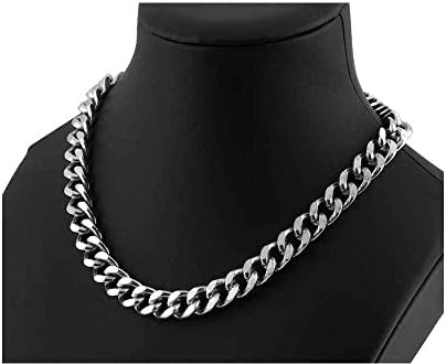 Men's Jewelry chain King 60 LONDON in cm jewelry for stainless Men - long steel finish men Necklace Heavy Chain metal Curb necklace