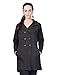 Montrex Black Designer Long Coat For Women RS.1190.00