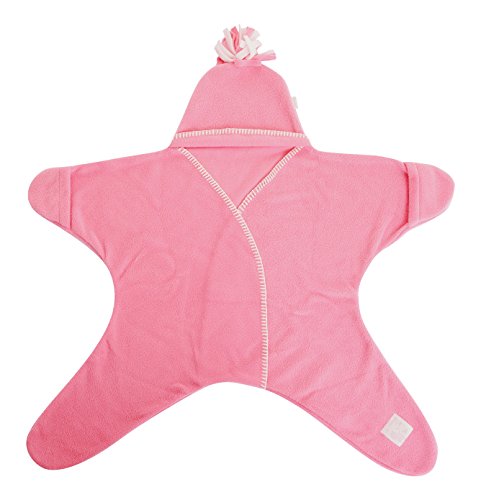 Tuppence and Crumble Star Baby Wrap Rose Pink Size Medium