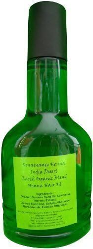 Organic Hair Oil: Deep Conditioning Herbal Hair Oil for Men and Women by Renaissance Henna