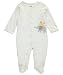 Carter's Unisex Baby "Animal Trio" Terry Coverall - ivory, 6 months