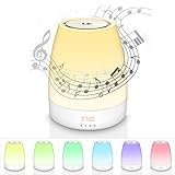 ♫【TOUCHFUNKTION】Durch den Berührungsdimmer kann man die Farbtemperatur und die Helligkeit auswählen, auch den Tischleuchte anschalten oder ausschalten.