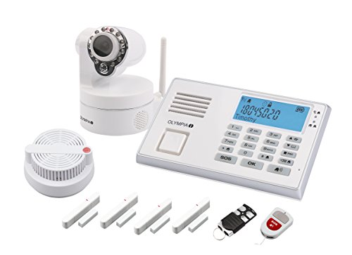Preisvergleich Produktbild Olympia drahtloses GSM-Alarmanlagen-Set mit Notruffunktion und Videoalarmierung Modell Protect 9080