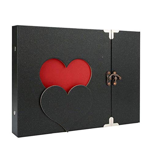 Album de fotos DIY Scrapbook con bloqueo un coraz n estilo hueco por
Yeelan
