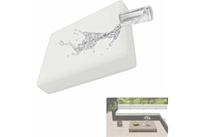 UICMNSI SPeesy Sitzkissenbezug Outdoor Wasserdicht Sofa üBerzug Microfaser Sofasitzbezug Sofakissen-SchonbezüGe for Outdoor,GartenmöBel,Terrasse(#7,60x60cm/24x24in)