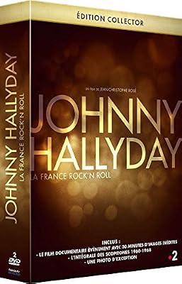 Coffret Prestige HALLYDAY : La dernière Interview filmée de Johnny + des Bonus exclusifs et inédits + Le DVD des Scopitones des années 1960-1968 + Photo [Édition Collector]