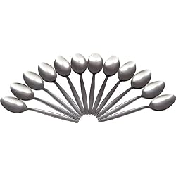 Lot de 12 cuillères à soupe - en acier inoxydable