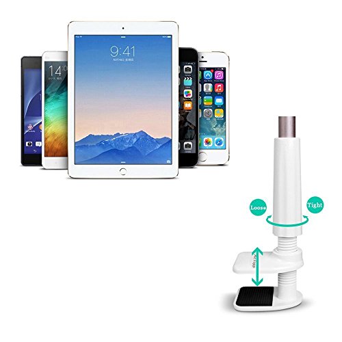 AcTopp Tablet Halterung iPad Halterung 110cm Schwanenhals 360 Grad Drehbar Handy Halterung Multi Winkel Tablet Halter Flexibel Winkel iPad Halter Desktop Ständer Handy Halter - 5