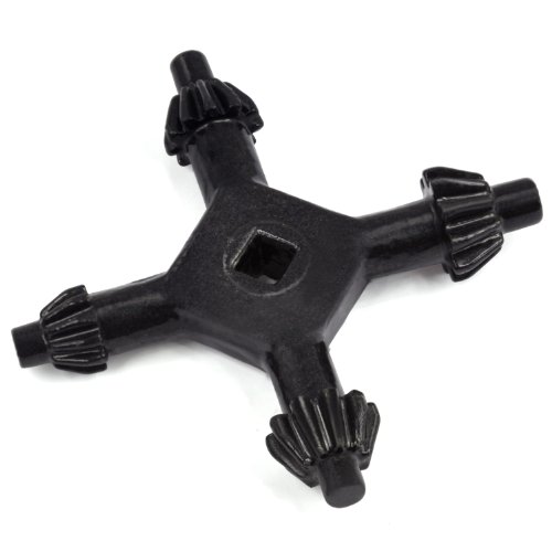 TRIXES Universal-Bohrfutterschlüssel 4 in 1 Größen ¼“, 3/8″, ½“, 5/8″ für Elektrowerkzeuge - 2