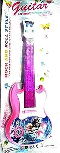 BLENT Rockband Music and Lights Guitar Toy, Big Red for Girls (Pink) [Premium Edition]