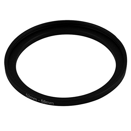 Digitalkamera 52mm-58mm Step Up Auswärtsring Filter Adapter schwart Alumminum de Digitalkamera 52mm-58mm Step Up Auswärtsring Filter Adapter schwart Alumminum de