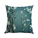 Produktbild LouiseEvel215 Nordic Style Flower Kissenbezug Kissen Büro Vintage Style Leinen Baumwolle Kissenbezug Blumenmuster Home Decoration