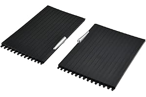 MKptopia Voiture Centre Console Porte-gobelet Couverture Coulissante Roller Stores Boîte de Rangement Glissière Coulissante Couverture Compatible avec B-MW X5 E70 X6 E71 E72 07-14-A+B Section