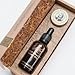 Captain Fawcett Ricki Hall Booze & Baccy Beard Oil & Moustache Wax Gift Set