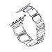 Produktbild Für Apple Watch Series 4 Armband 40mm,Colorful Metall Kristall iWatch Straps Ersatzband Uhrenarmband Wristband Zubehör für Apple Watch Serie 4 40mm, Silber