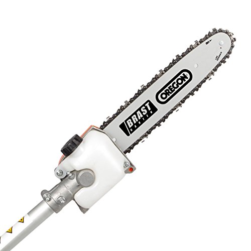 BRAST Elektro Multitool 4 in 1 Motorsense Heckenschere Hochentaster Rasentrimmer Astsäge Kettensäge Freischneider Trimmer 900 Watt - 5