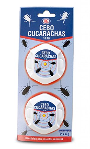 KOLLAND - Cebo insecticida contra cucarachas e insectos rastreros (2x4g)