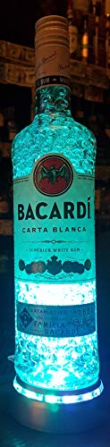 Preisvergleich Produktbild Bacardi Flaschenlampe LED Bar Deko Geschenk Upcycling