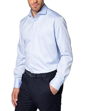 ETERNA Langarm Hemd MODERN FIT Fantasiebindung strukturiert