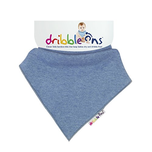 DribbleOns Bib - 0-24 Months, Denim