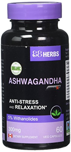 Premium Grade Ashwagandha (KSM- 66) - Certificado Orgánico y No -GMO - 5 % withanólidos