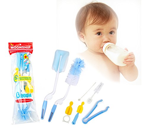 iLifeTech Baby Bottle Cleaning Brushes, Set of 7