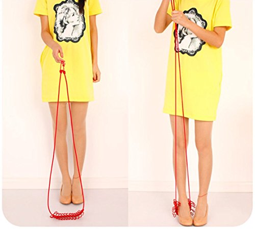 Pasway 2 Set Winddichte Tragbare Reise Outdoor Wäscheleine mit 12 Clips, Blau - 8