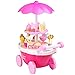 Produktbild Smibie Eiswagen Eiscreme Trolley Ice Cream Wagen mit Musik und Licht Rollenspiel Kinder Spielzeug Pretend Play Toys Vortäuschen Spiel Spielzeug