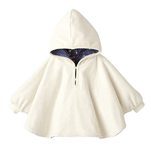 Baby Toddler Double-side Wear Cloak Hooded Cape Kids Poncho Hoodie Coat