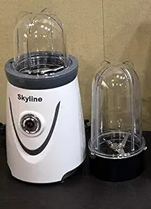 SKY LINE VTL-555 ABS Nutri Mix with 2 Jar 400 W , Medium, Black