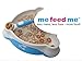 Toddler Training Bowl (x2) for Self-Feeding - "me-feed-me" by Salmon Luke (Pack of 2, Blue)