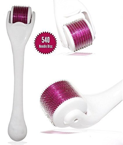 USNaturals Best Derma Roller 1.0mm+Free User Instructions , Best Anti Ageing Tool, for Wrinkles & Lines, Stretch Marks, Acne, Hair Loss, Scar Removal, Pitted Skin and Hyper-pigmentation, Works Great with Numbing Cream Micro Rollers -100% Satisfaction Guarantee or Money Back