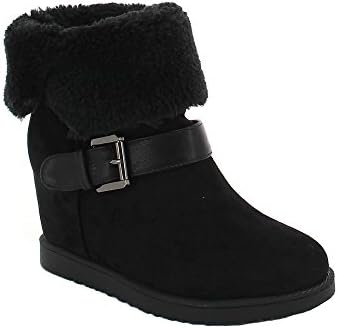 Ideal Wedge Shoes – Boots and Stuffed With Belt Hilarie Black Size: 6