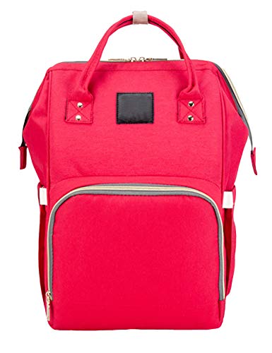 Legou Multi-Function Large Capacity Nappy Bags Red