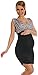 Happy Mama Women's Maternity Stretch Animal Print Jersey Dress Sleeveless 620p (White Panthera, 16)
