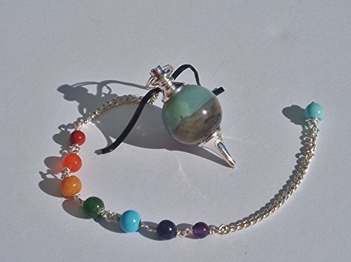 PENDULE EN AMAZONITE 7 CHAKRAS N°A77 RADIESTHESIE ESOTERISME geobiologie gratuit PENDULE EN AMAZONITE 7 CHAKRAS N°A77 RADIESTHESIE ESOTERISME geobiologie gratuit