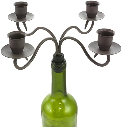 Chandelier Candle Holder for 4 Bottles Candles 25 x 25 cm