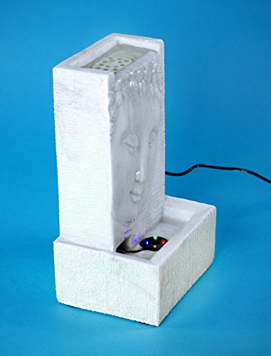 Zimmerbrunnen Buddha LED Beleuchtung marmor Steinfinish Optik 540085 - 2